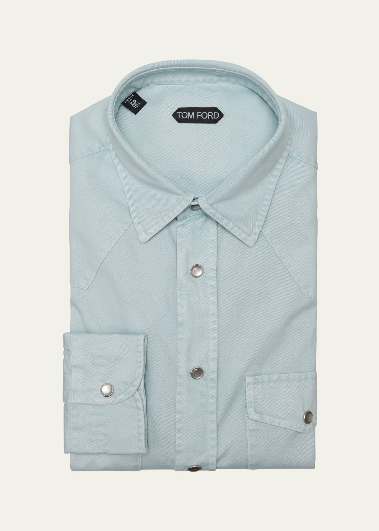 Men's Cotton Twill Western Shirt - 1