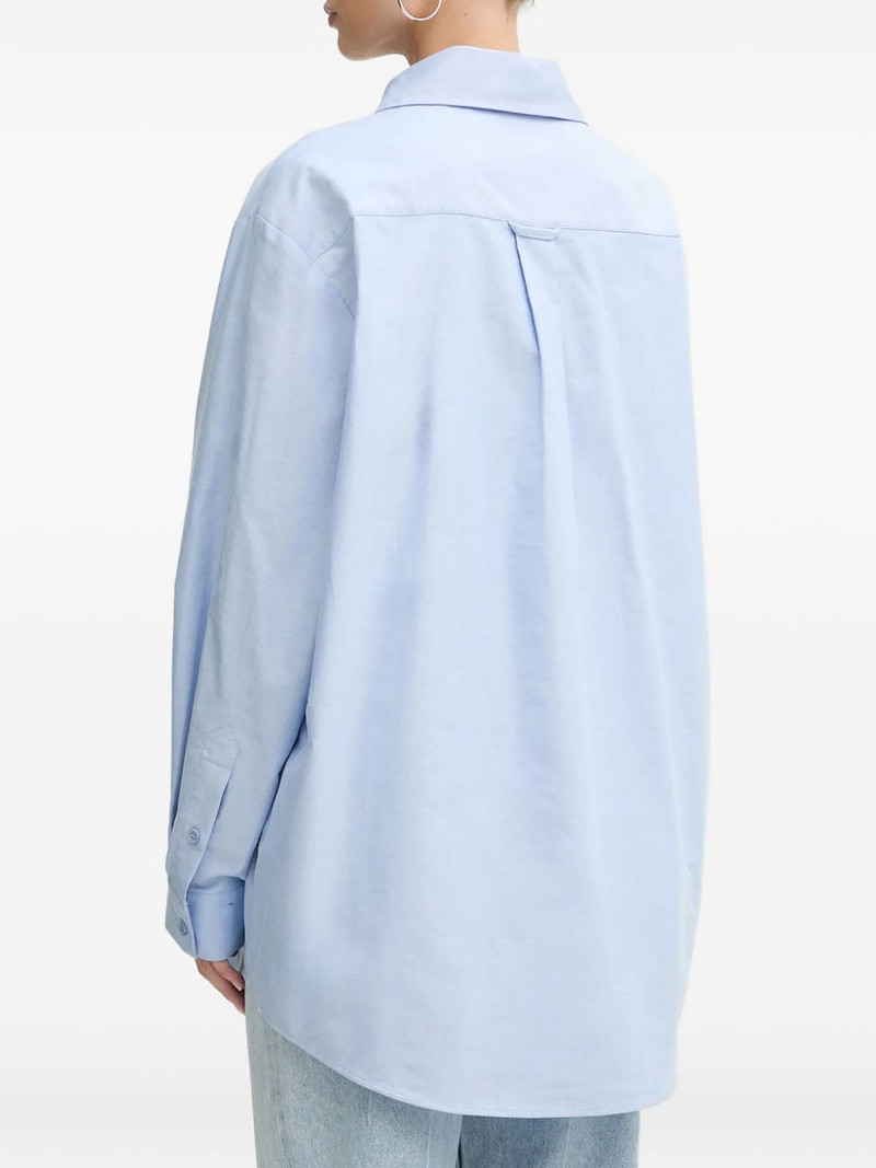 flower-appliqué shirt 3