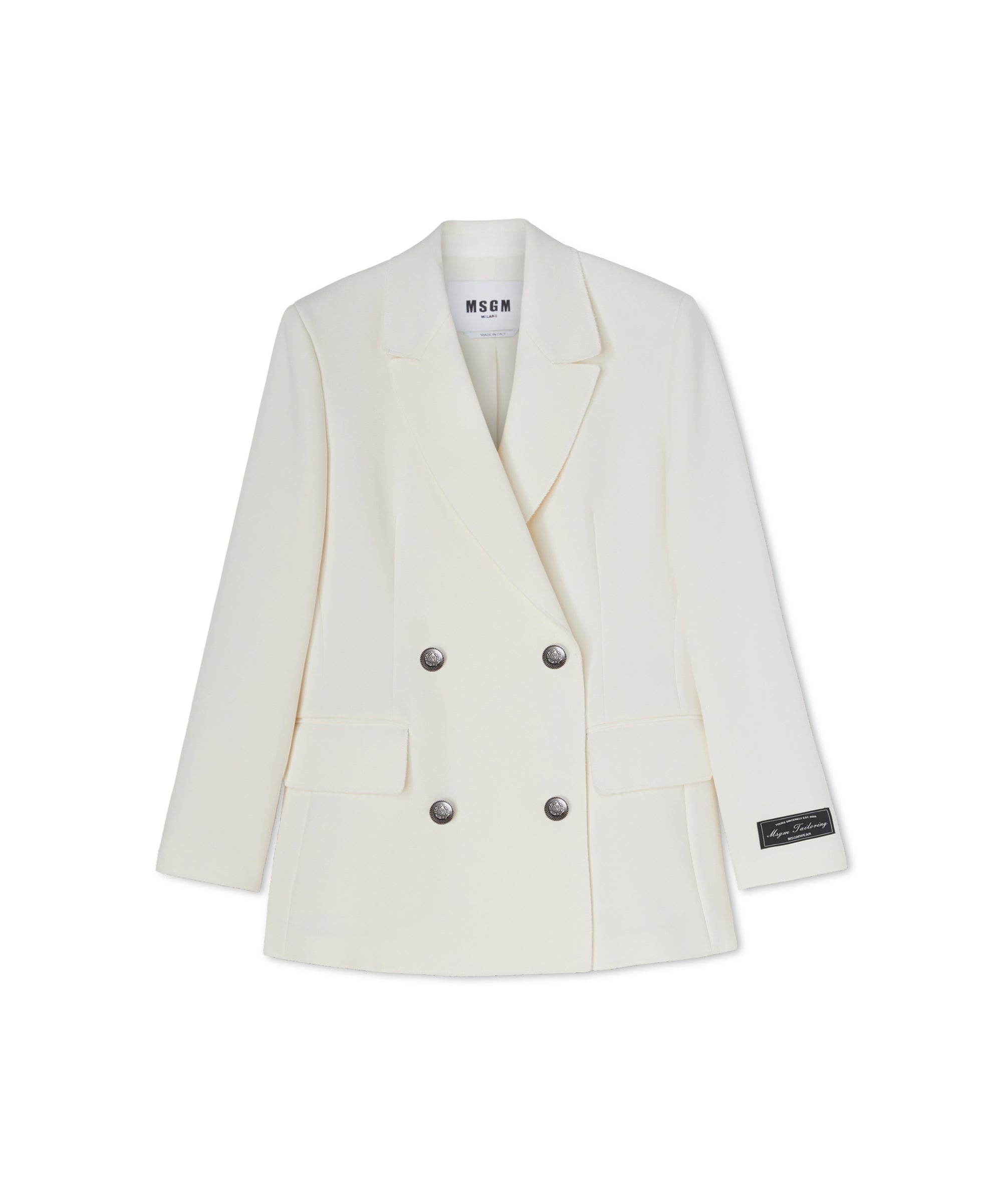 Double-breasted  jacket with  "Double Crepe Cady" workmanship - 1