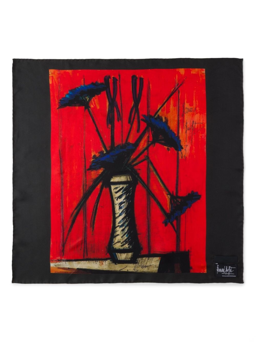 graphic-print scarf - 1