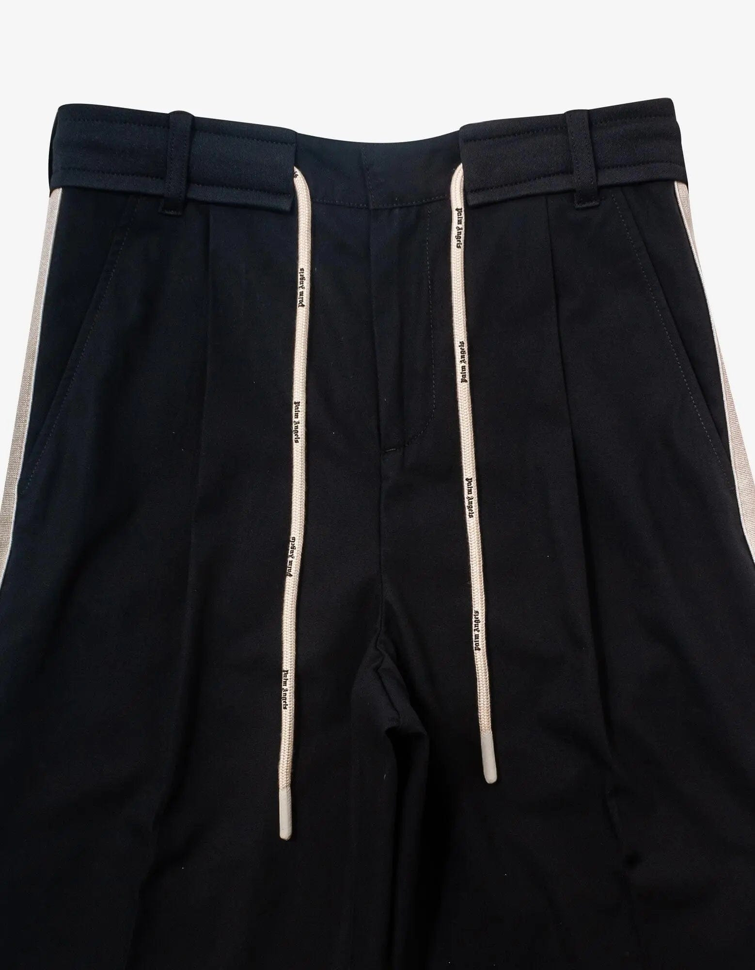 Palm Angels Black Track Belt Pants - 3