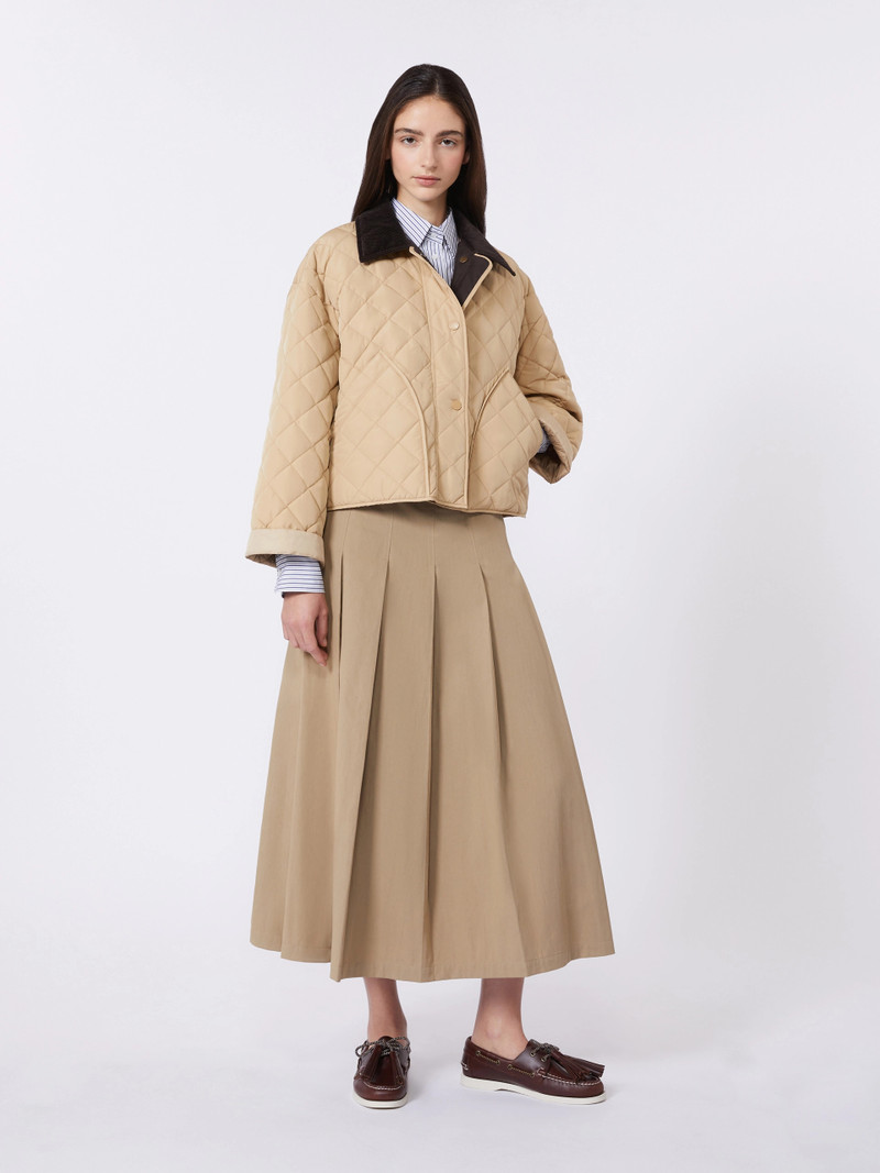 WEEKEND Max Mara Reversible padded jacket in water-repellent fabric - BEIGE outlook