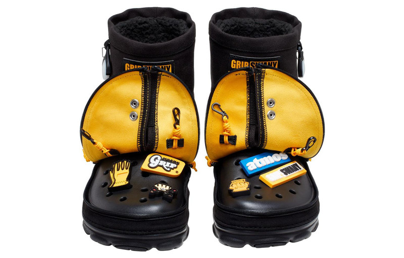 crocs Crocs GRIP SWANY x atmos x All-Terrain Clog 'Black' 208017-001 outlook