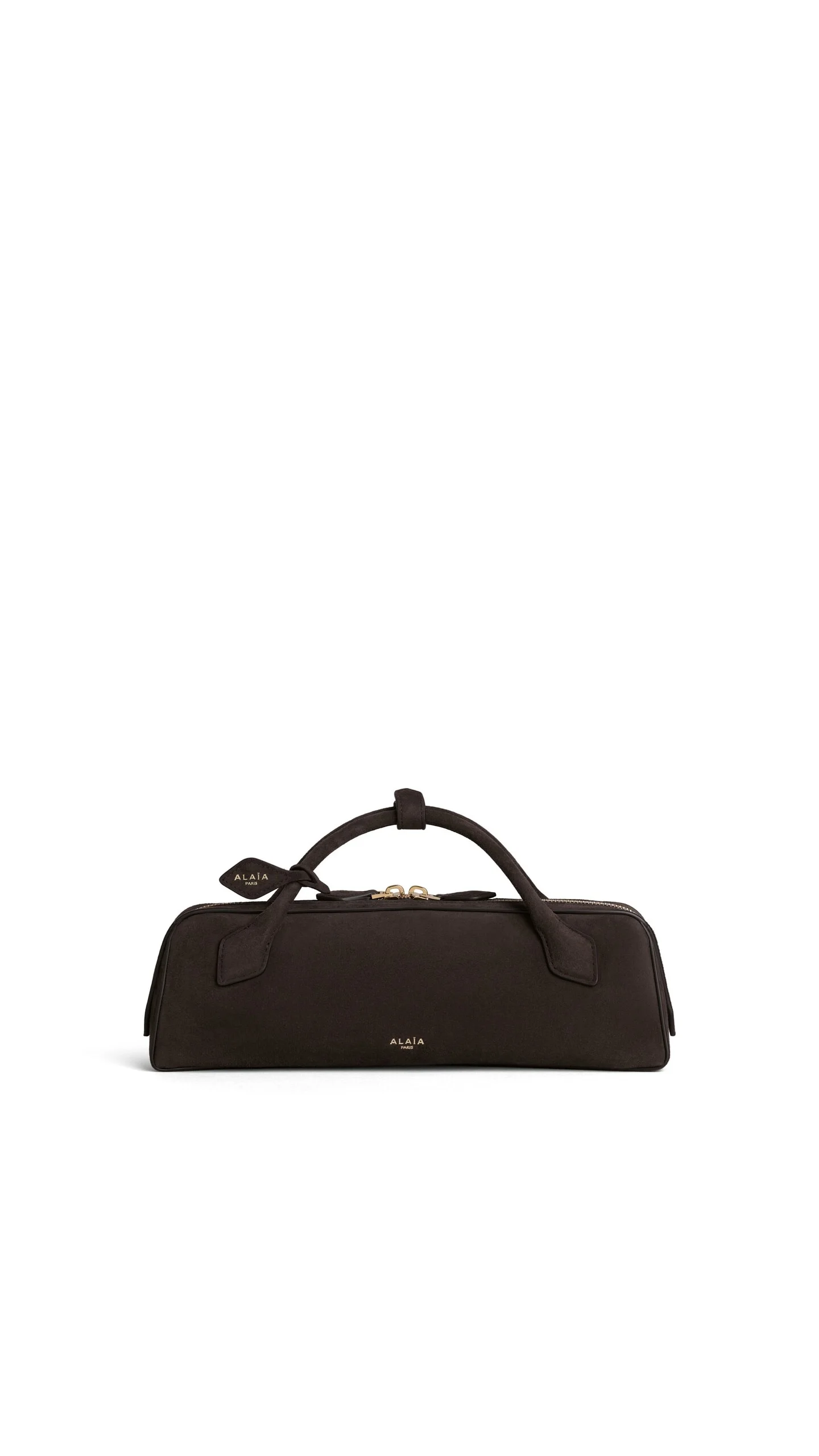 LE TECKEL CLUTCH IN SUEDE - 1