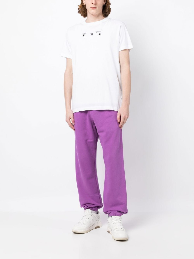 Off-White Diag-print slouchy track pants outlook