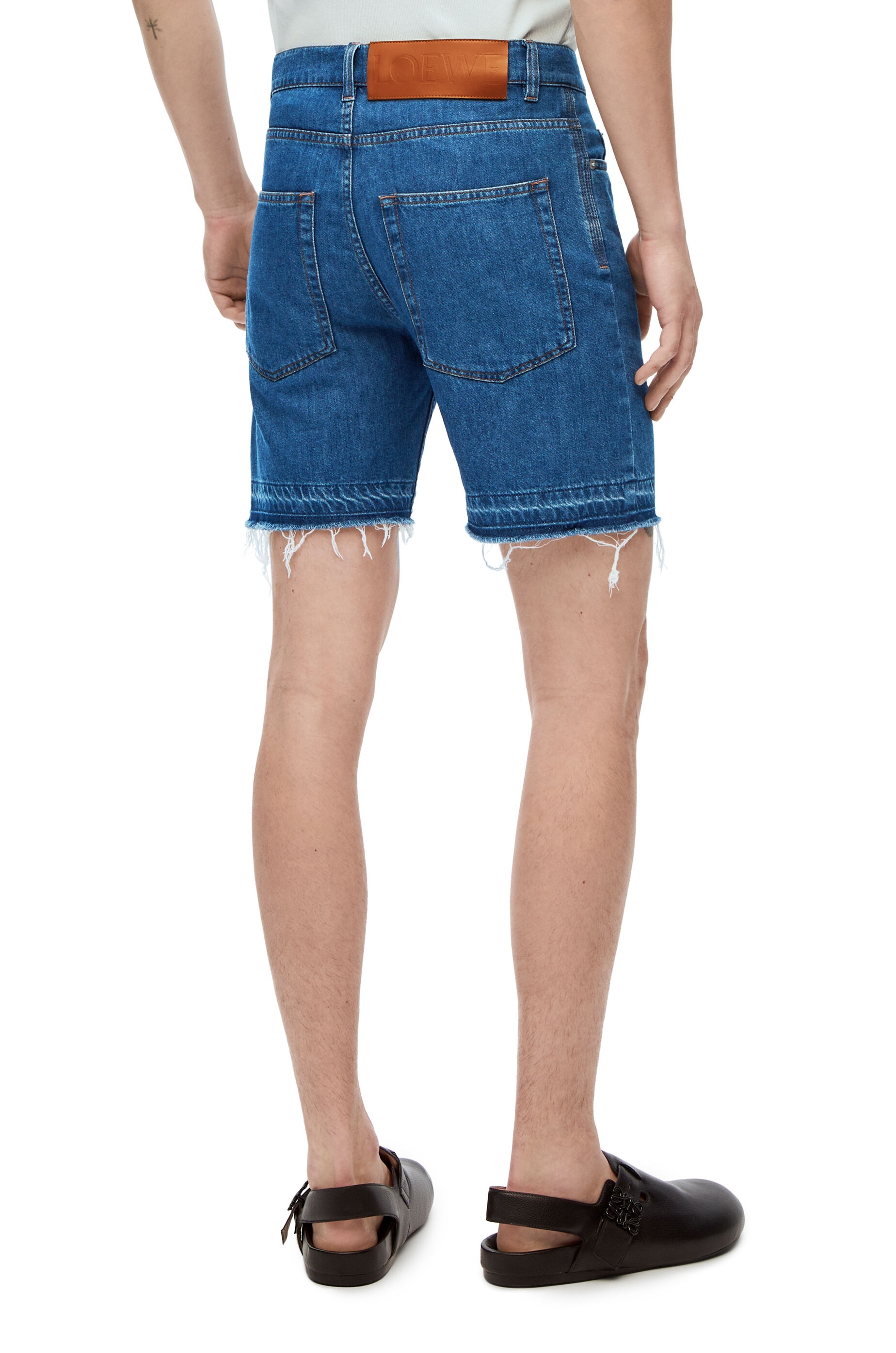 Shorts in denim - 4