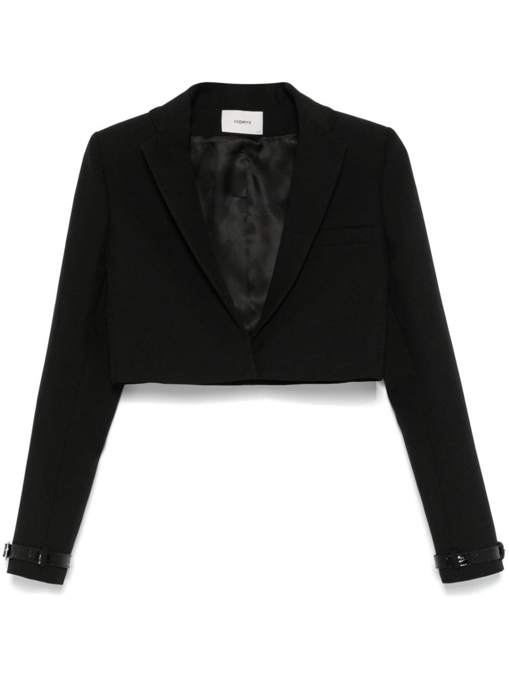 cropped blazer - 1