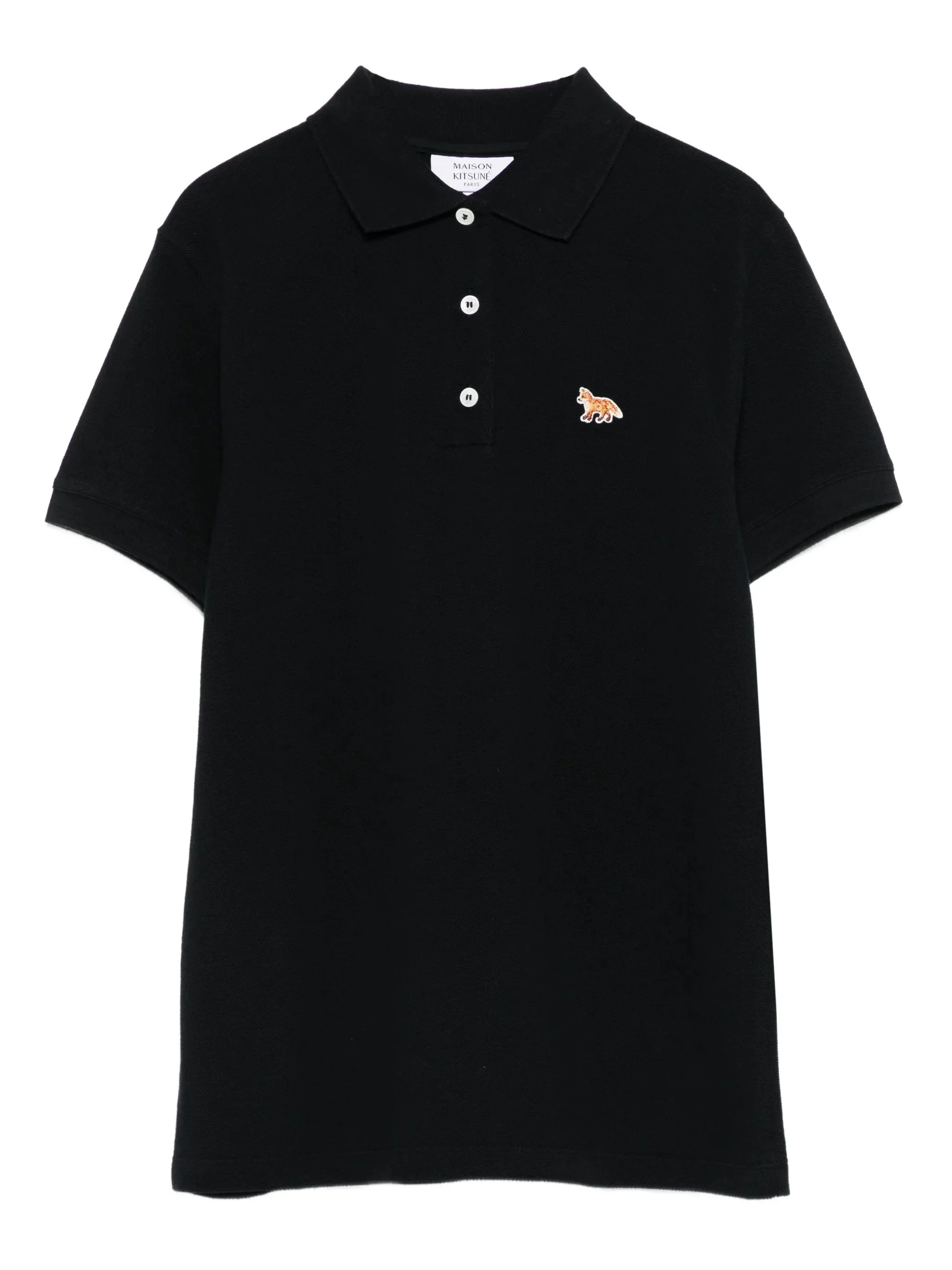 Maison Kitsuné Fox-embroidered Polo Shirt - 1