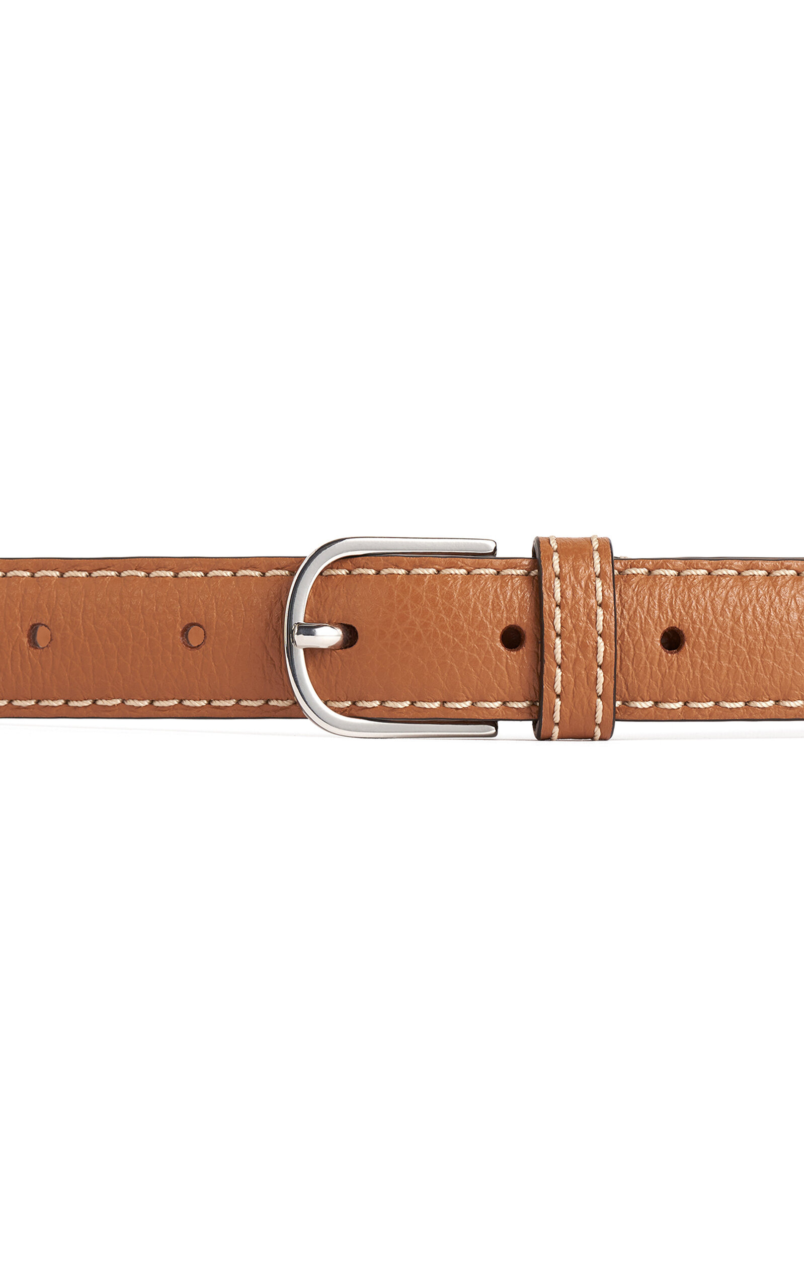 Slim Leather Belt brown - 4