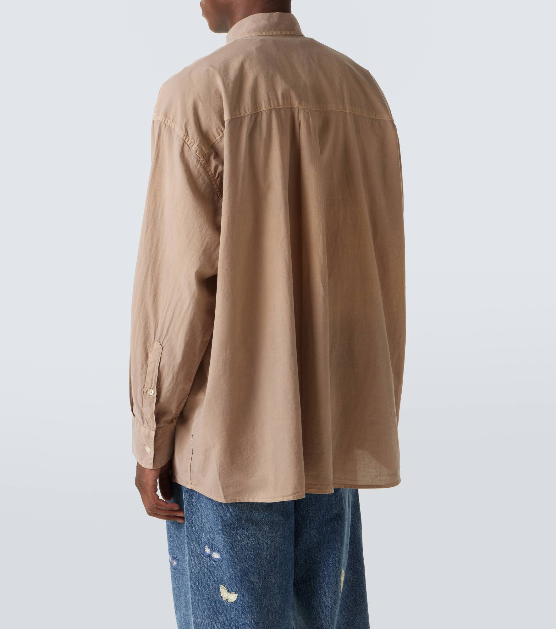 Borrowed cotton voile shirt - 4