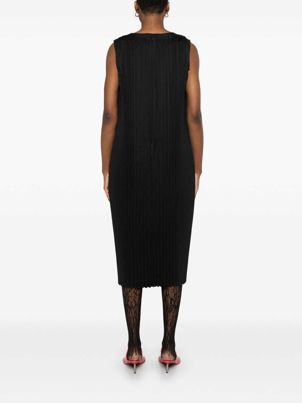 pleated midi dress - 4