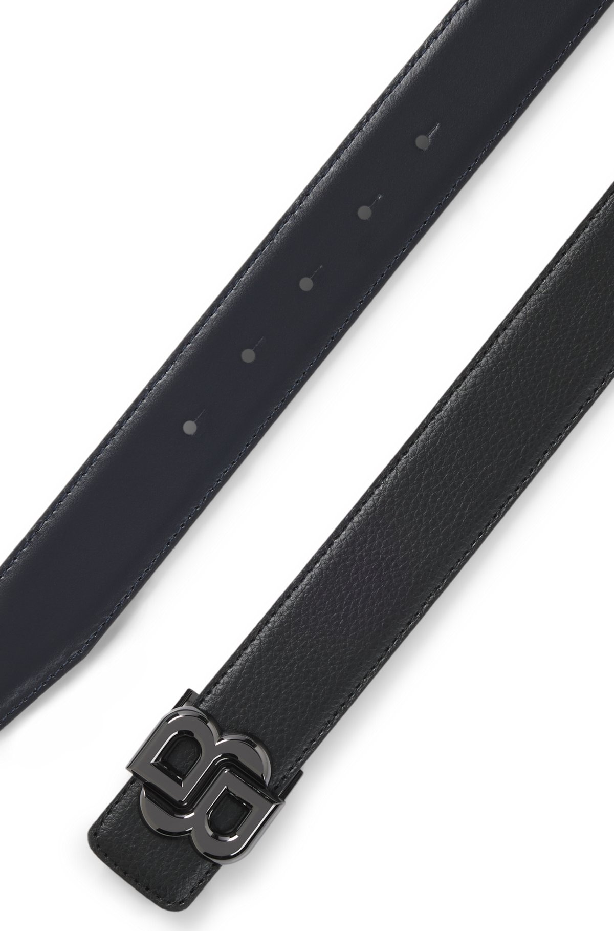REVERSIBLE BELT WITH DOUBLE B MONOGRAM BUCKLE - 3