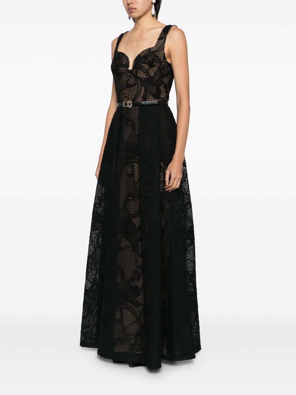 embroidered tulle dress - 3