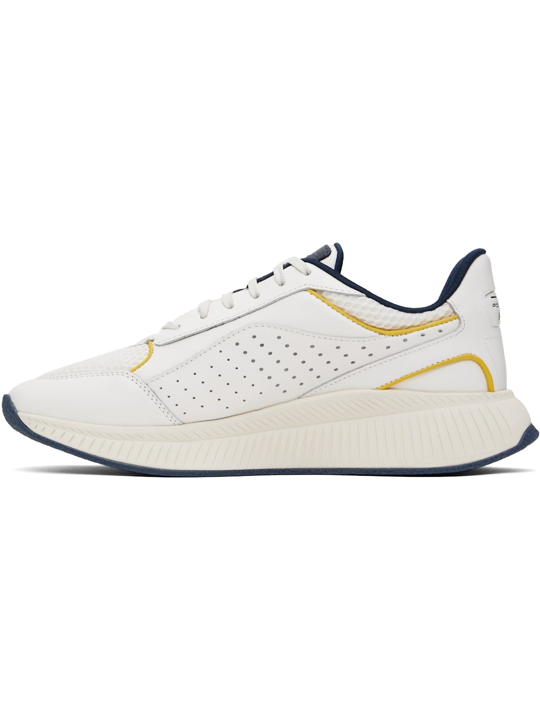 White Porsche Edition Perforated-Leather Sneakers - 3