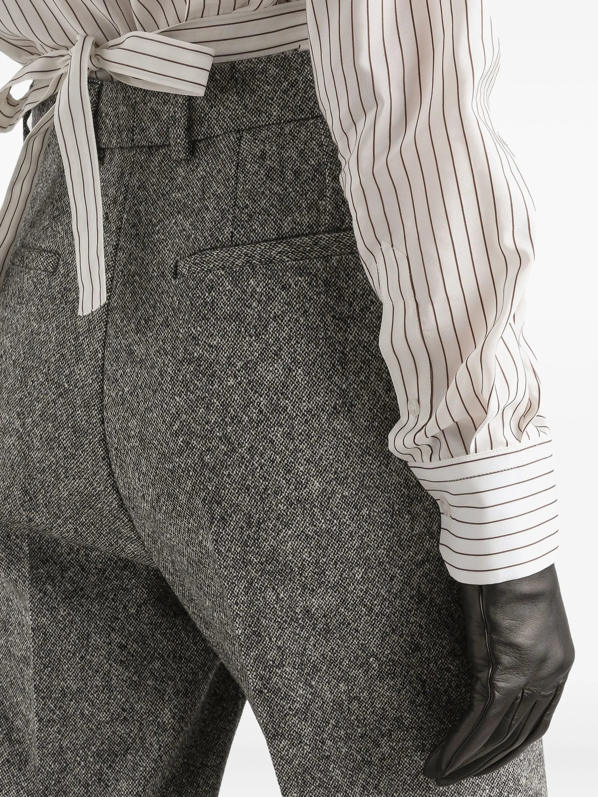 Dolce & Gabbana Tweed Mélange Trousers - 5