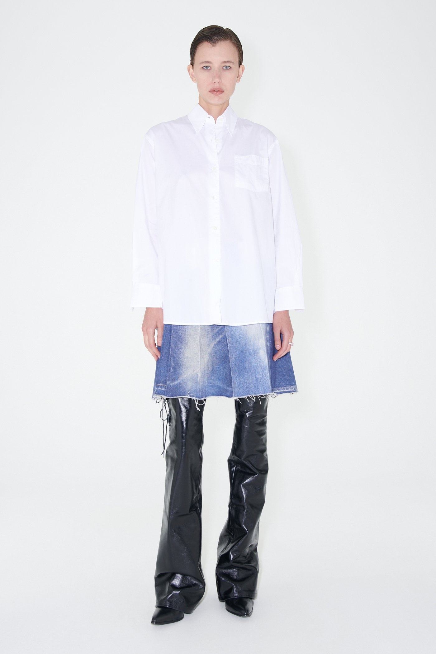 Lend Shirt White Poplin - 2