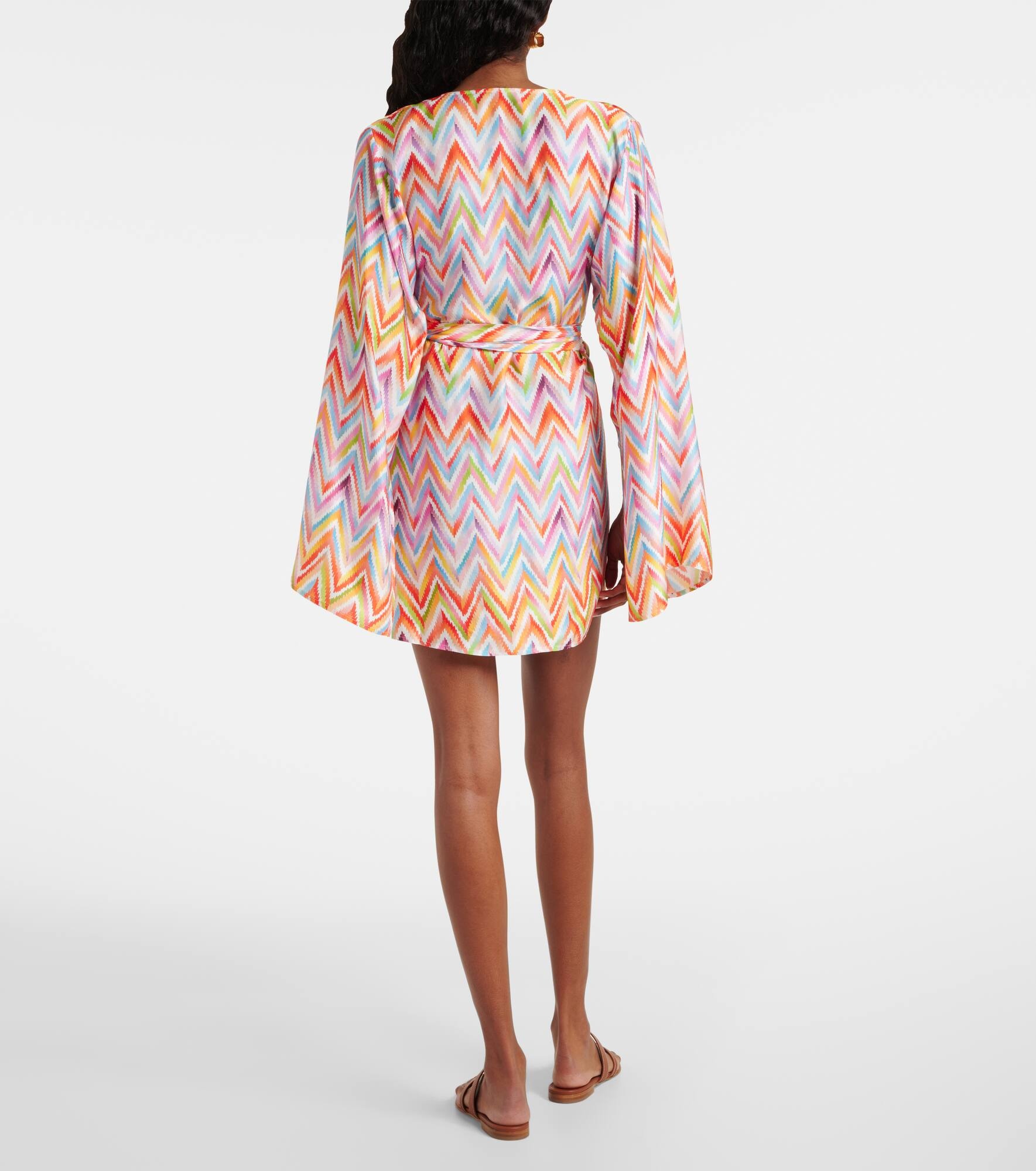 Zigzag belted minidress - 3
