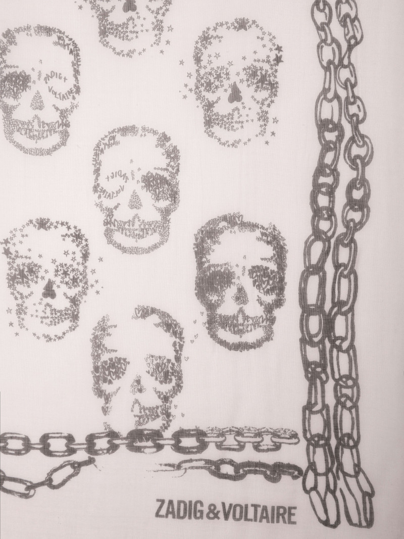 Zadig & Voltaire Kerry Scarf Skull 135 outlook
