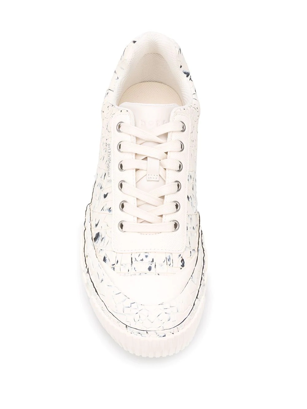 textured style sneakers - 4