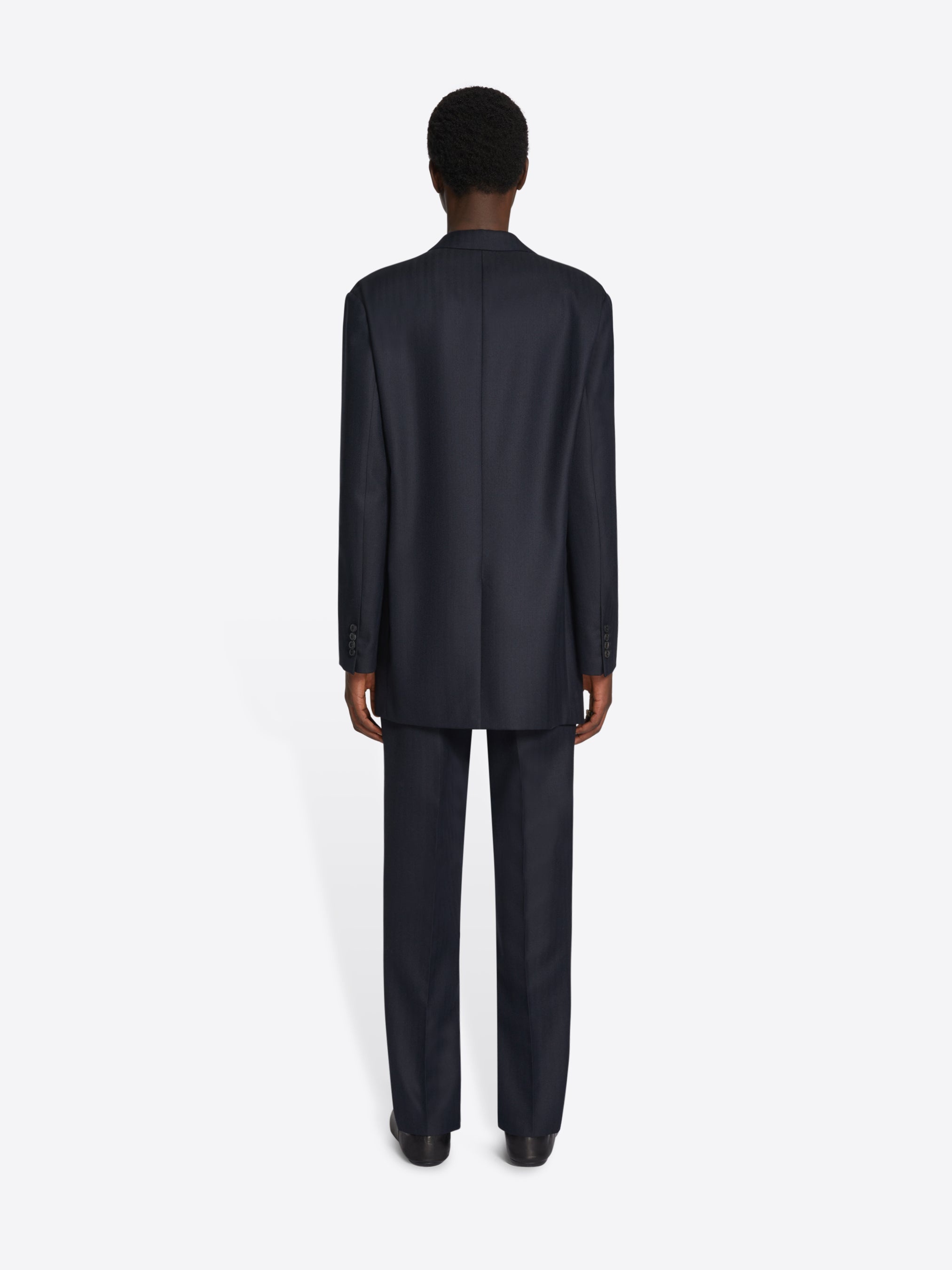 WOOL SLIM FIT PANTS - 3