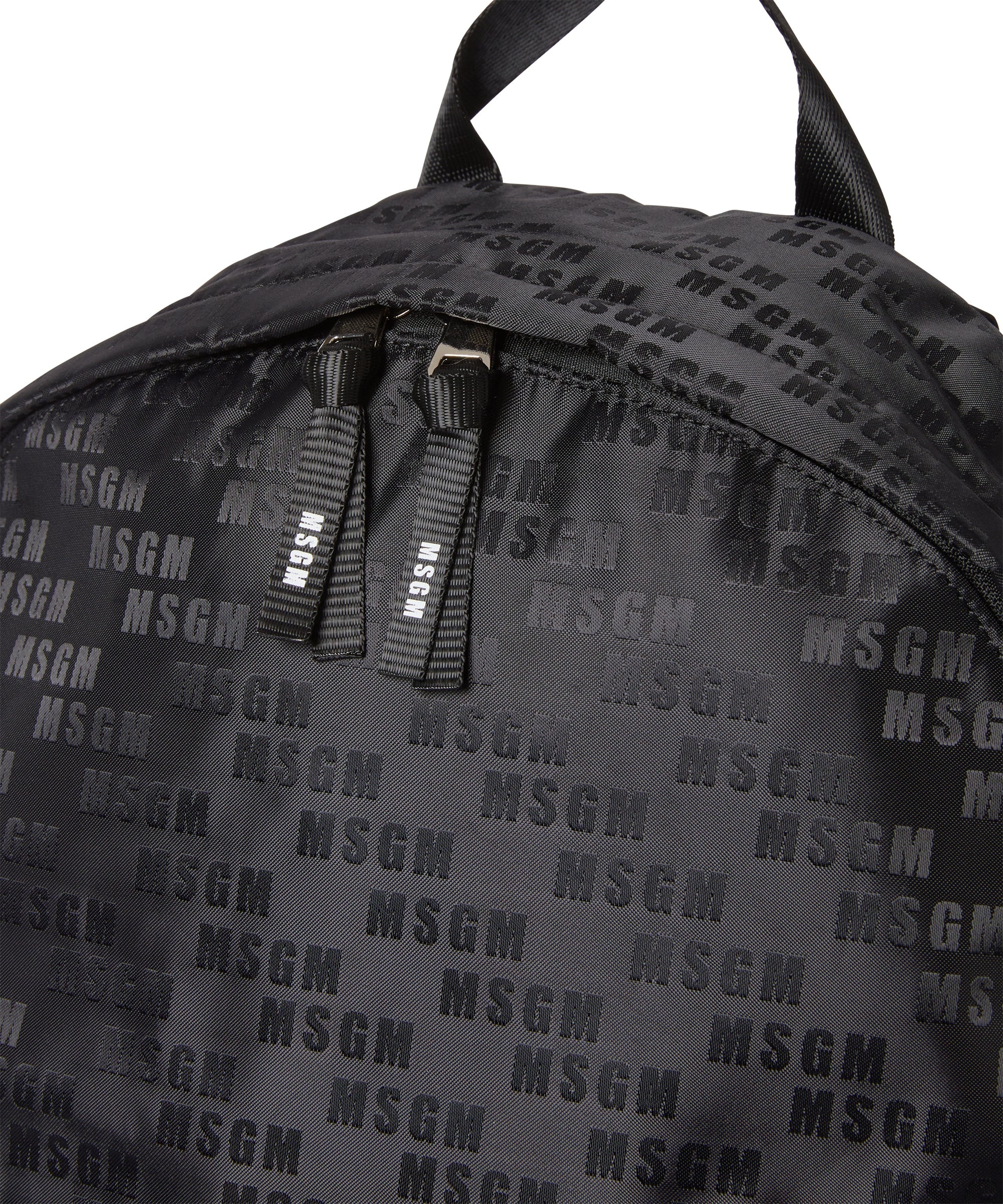 "Signature Iconic Nylon" backpack with all-over print - 4