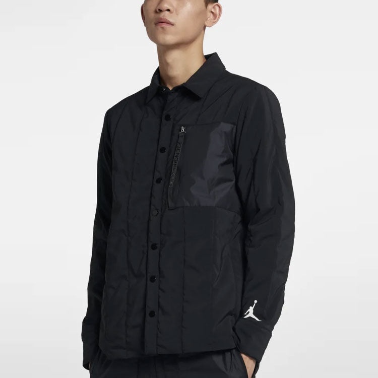 Air Jordan 23 Engineered Space Cotton Coach Jacket Black AJ1053-010 - 4