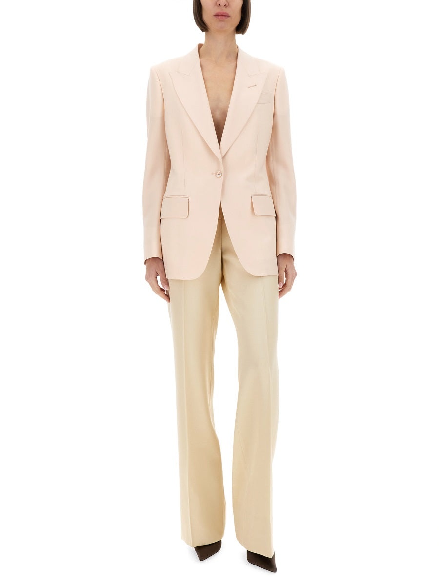 Tom Ford Women Single Breasted Wool Jacket - 2