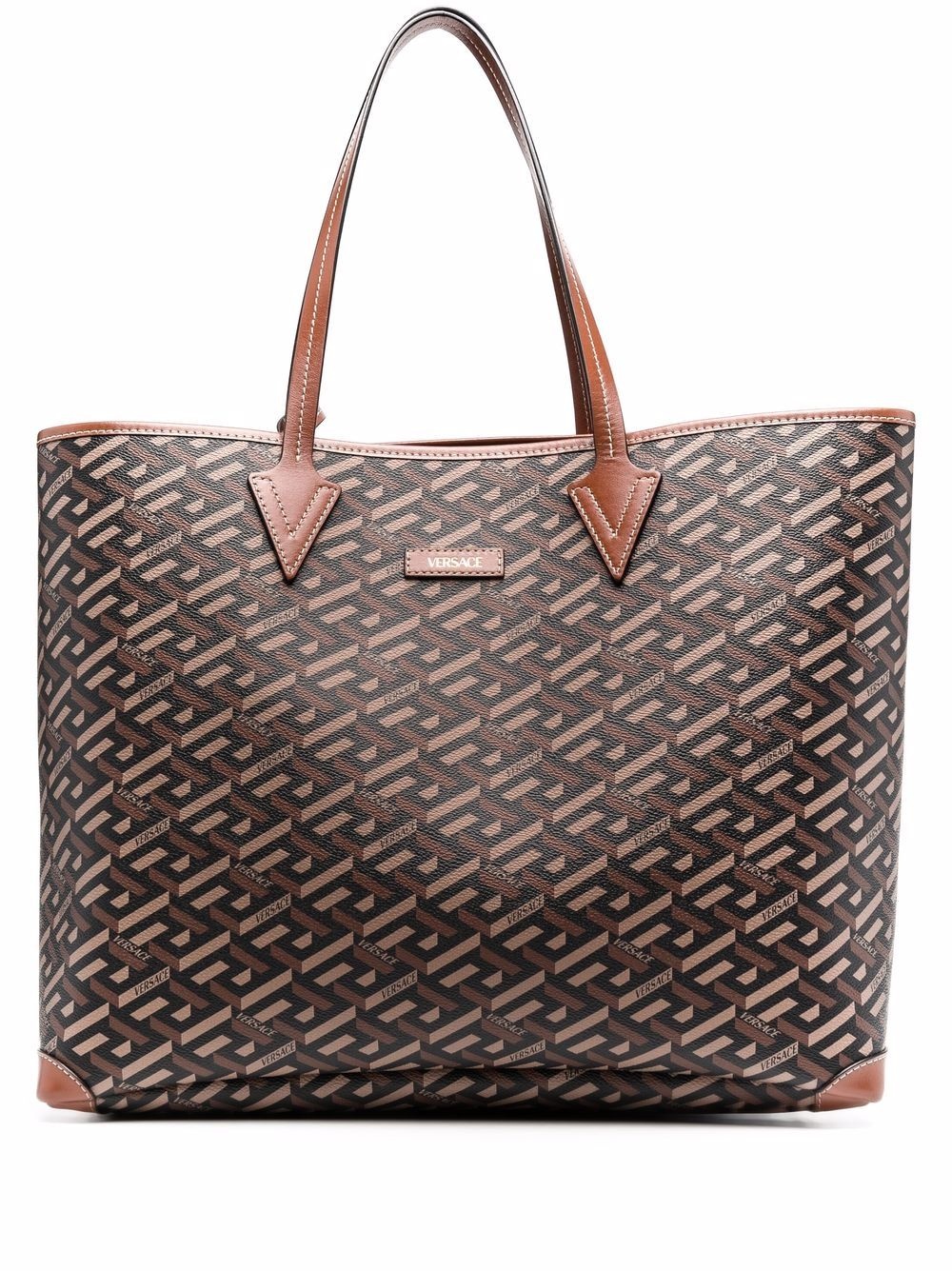 La Greca geometric tote bag - 1