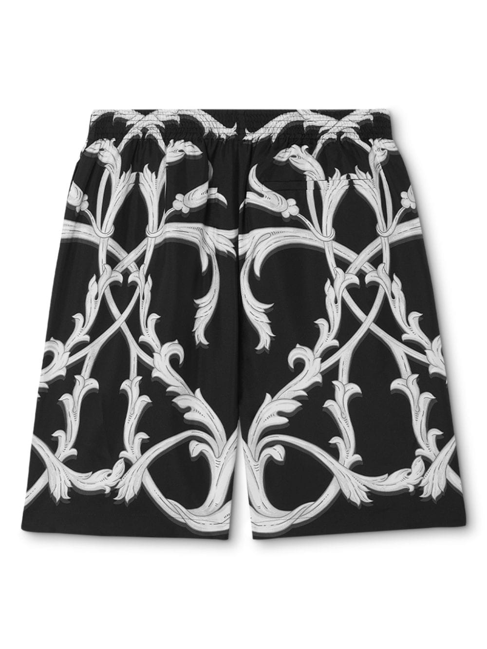 Acanthus Leaves silk shorts - 2