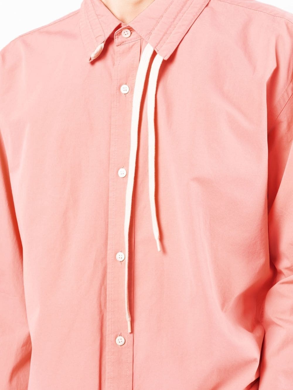 drawstring-detail shirt - 5