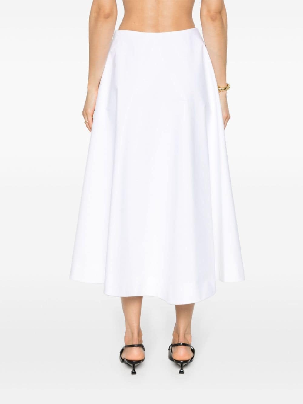 poplin midi skirt - 4