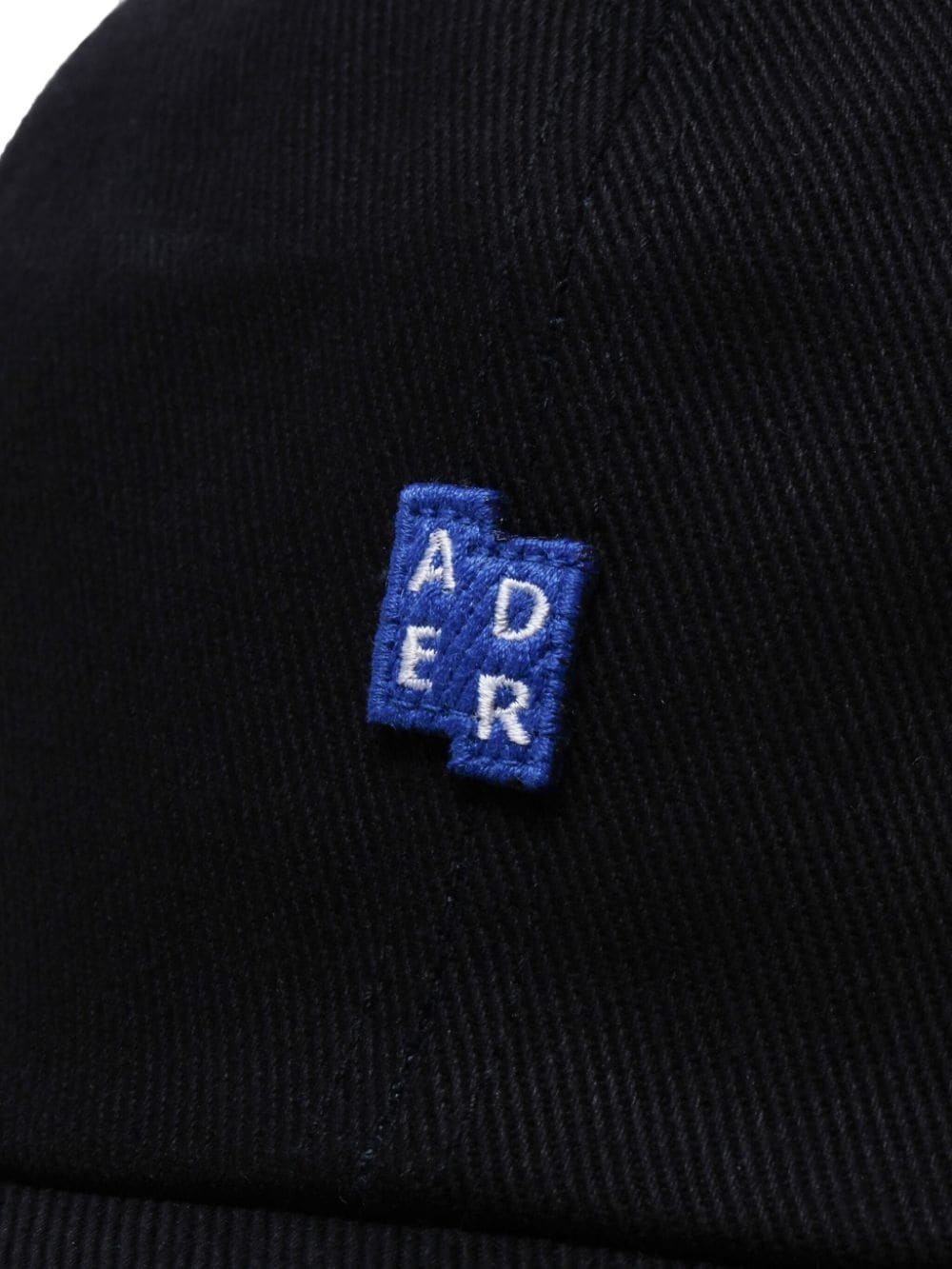 logo-appliquÃ© denim cap - 4