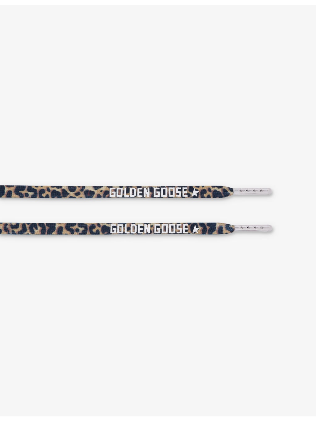 Branded Leopard-Print Cotton-Blend Laces - 2