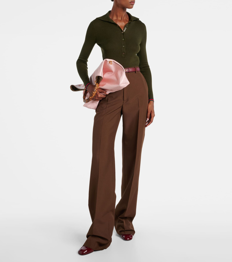 GUCCI High-rise straight pants outlook