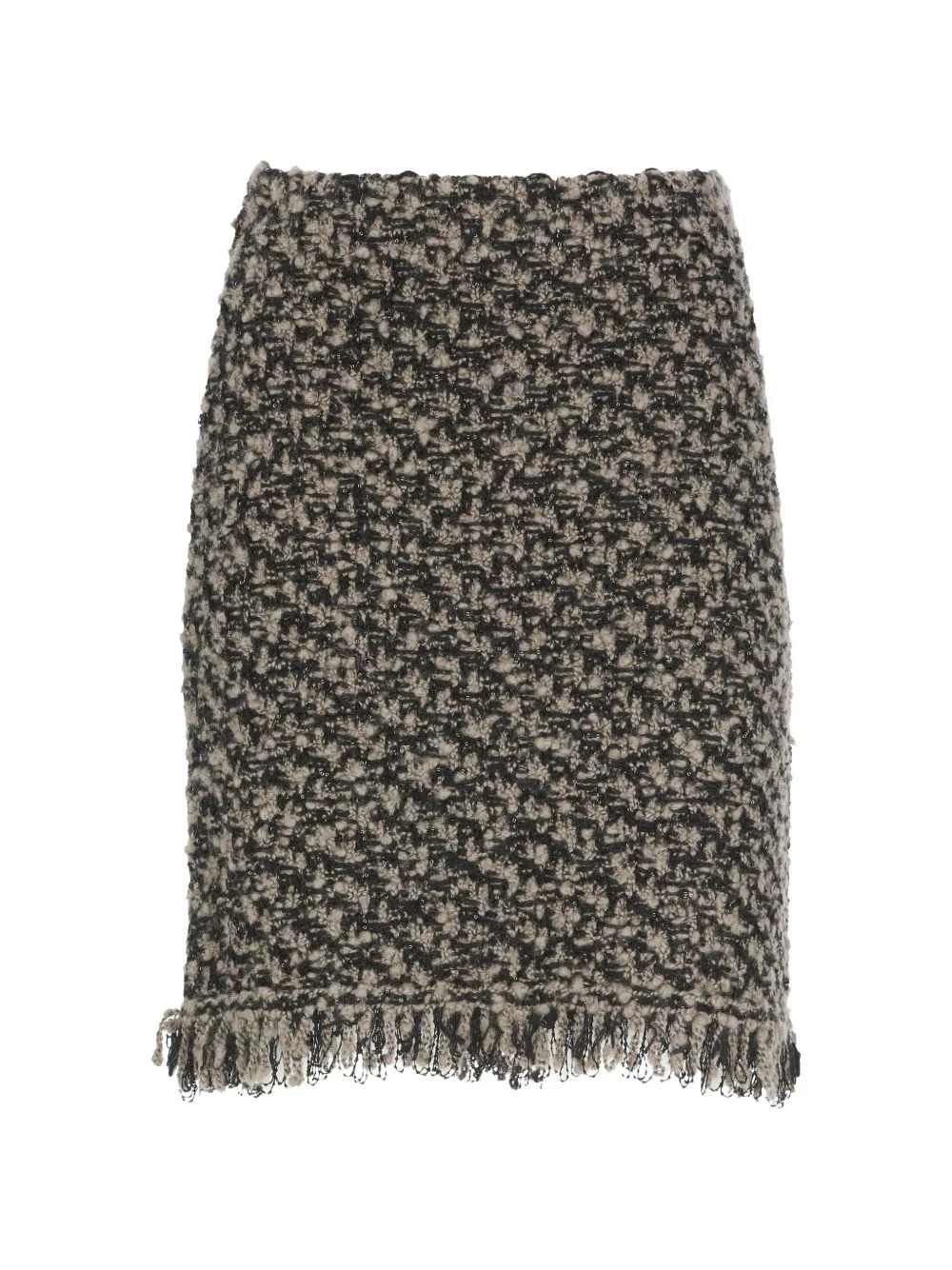 fringed mini skirt - 1