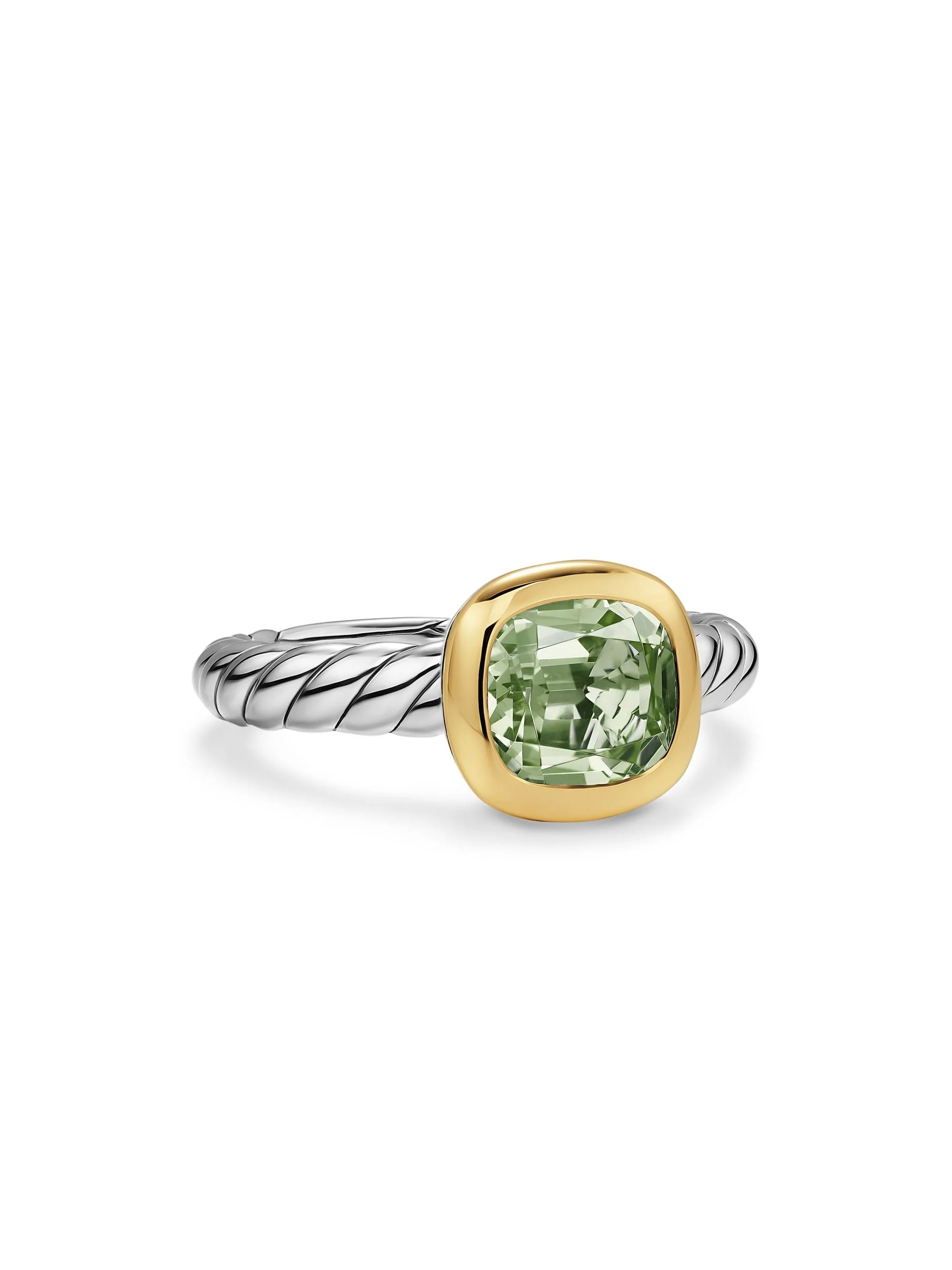 Women's DY Mercer Color Stone Ring in Sterling Silver - New Prasiolite - 1