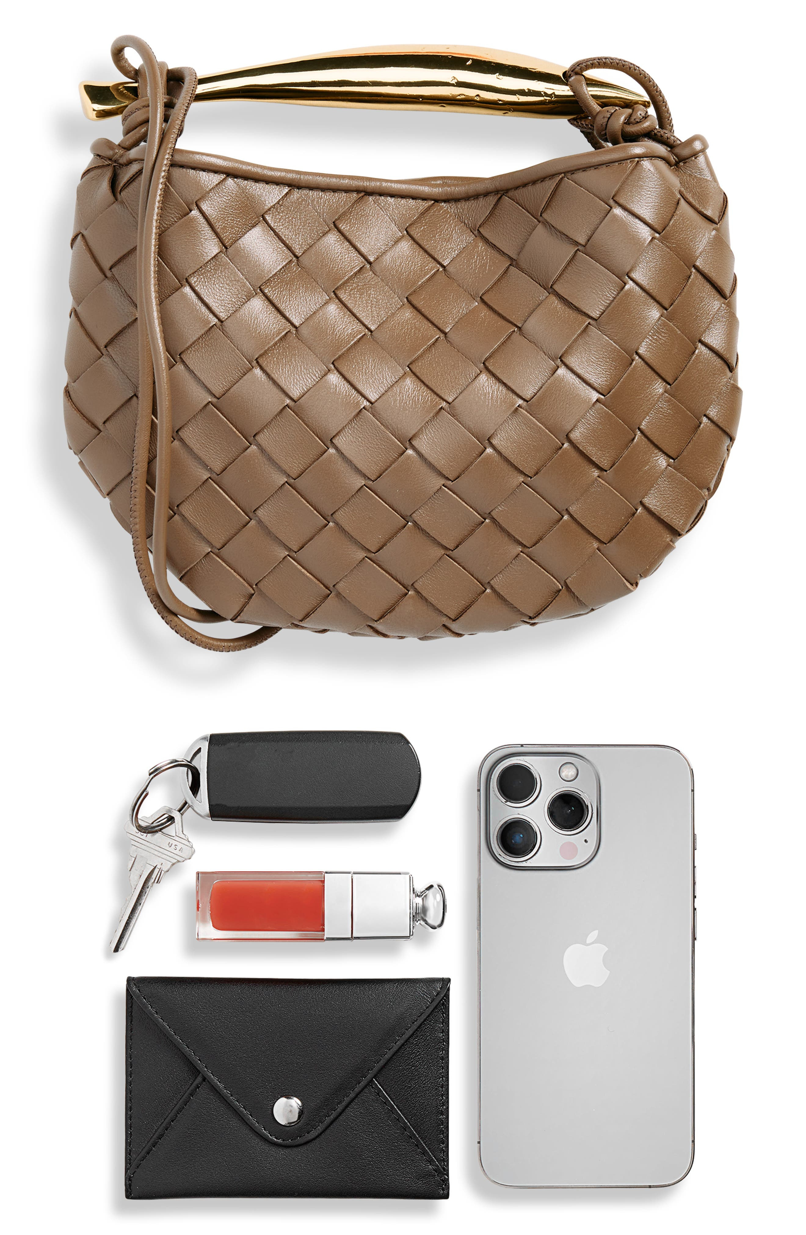 Sardine Intrecciato Crossbody Bag - 8