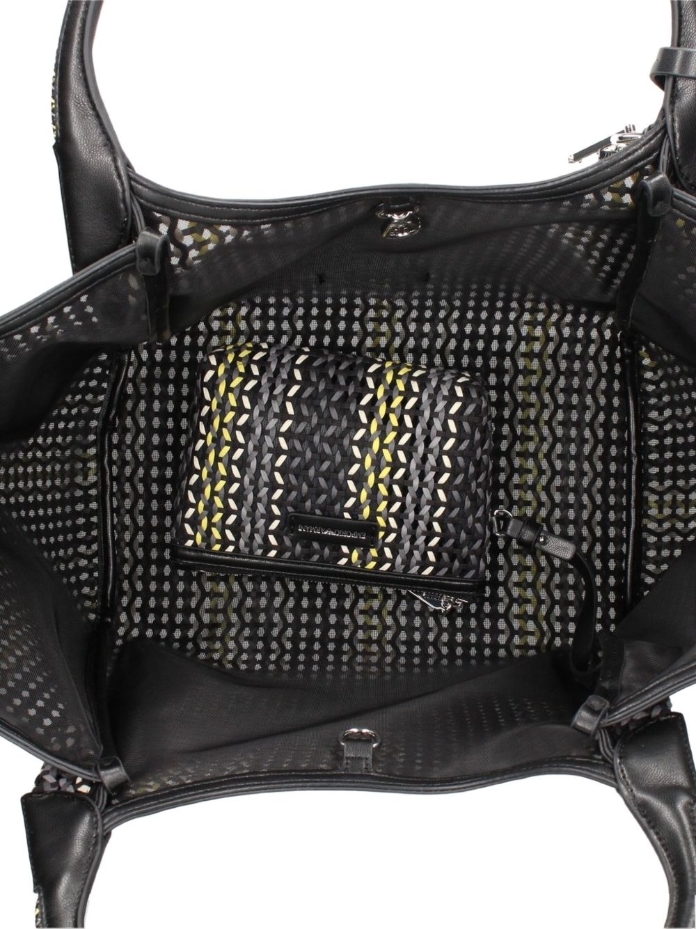 geometric-pattern tote bag - 6