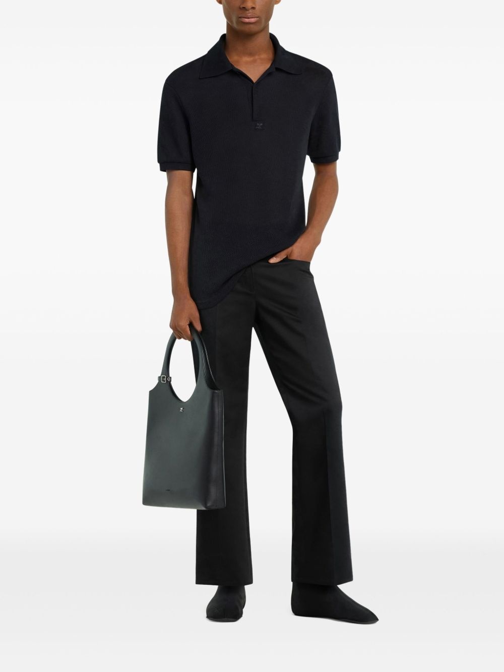 mesh polo shirt - 2