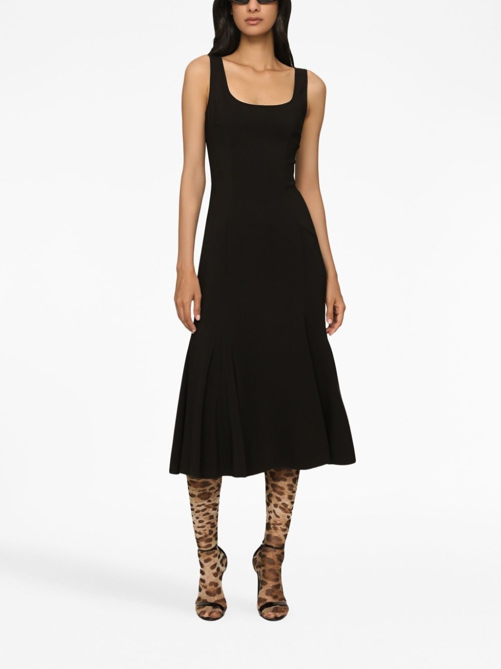 A-line sleeveless dress - 3