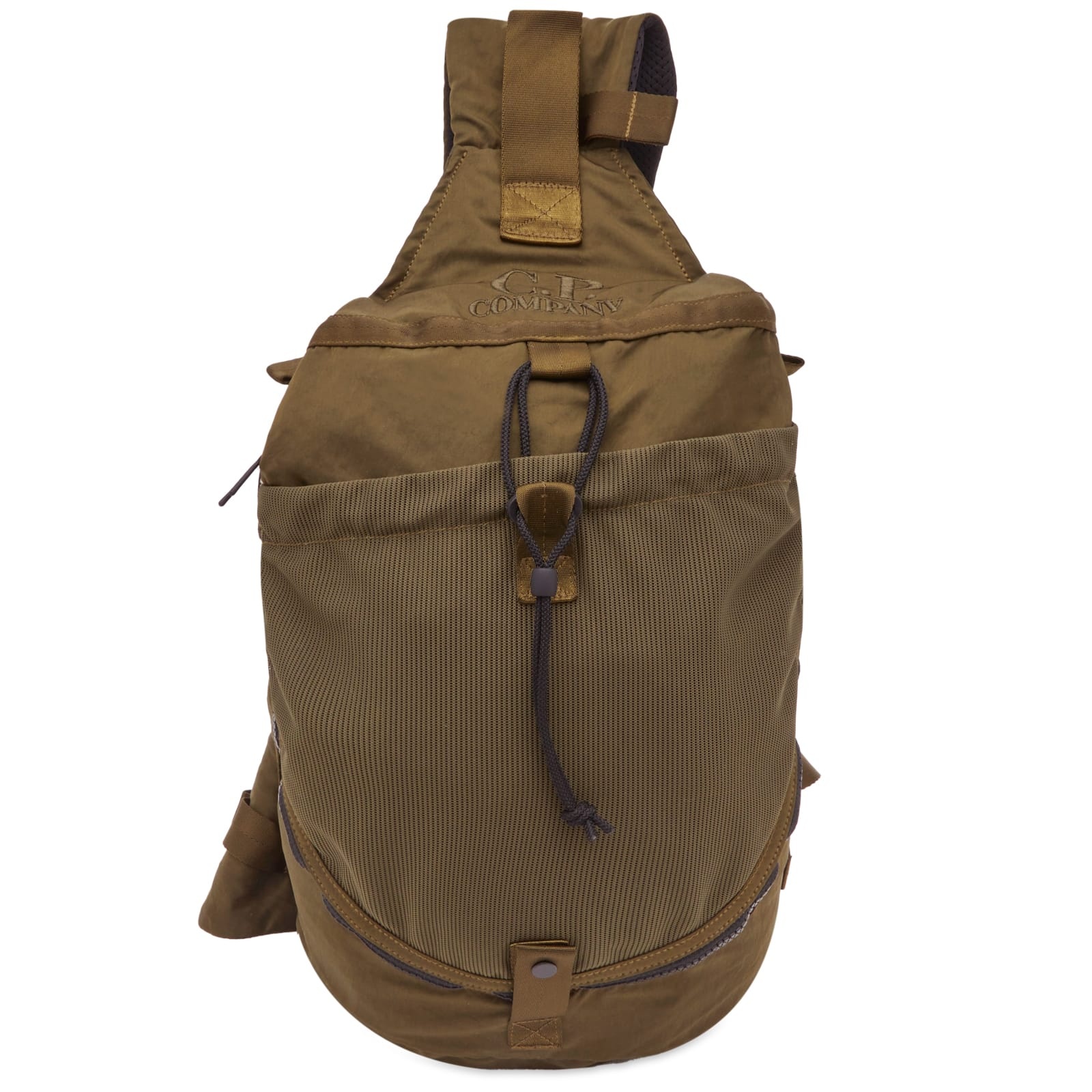 【CP COMPANY】 24FW Nylon B Crossbody Bag Walnut C.P. Company C.P. Company Nylon B Crossbody Bag