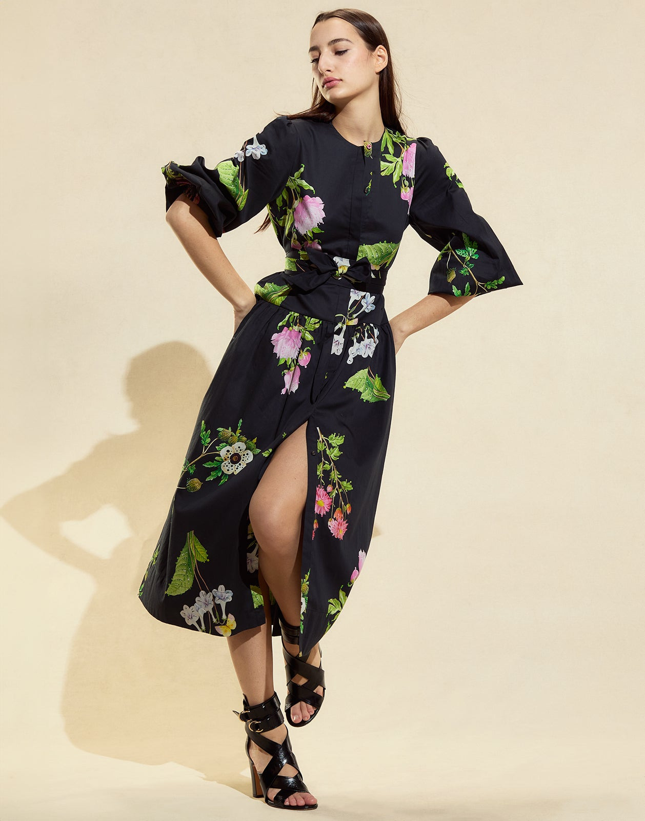 Evermore Cotton Sateen Shirt Dress - 3