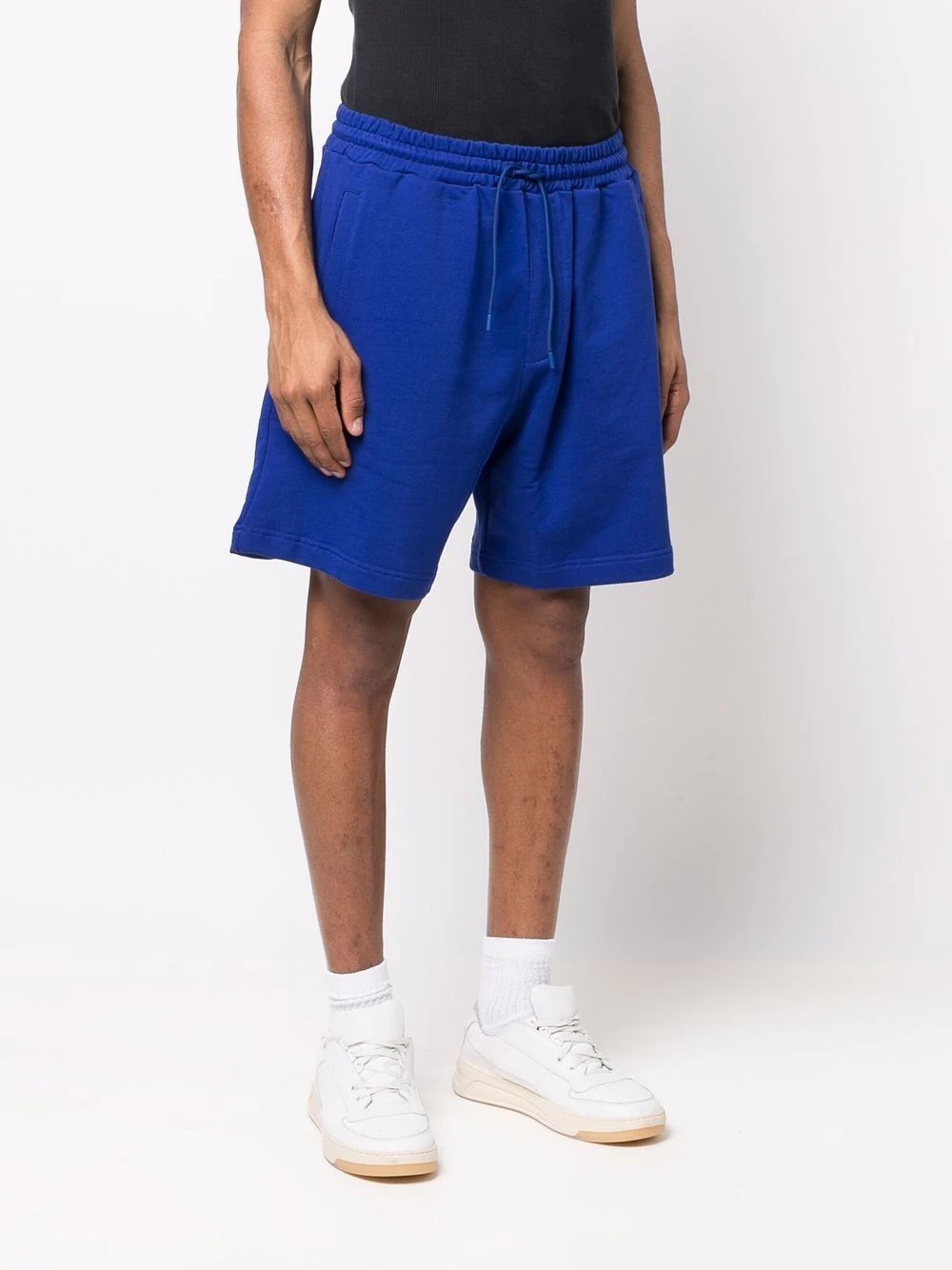 logo-print track shorts - 3