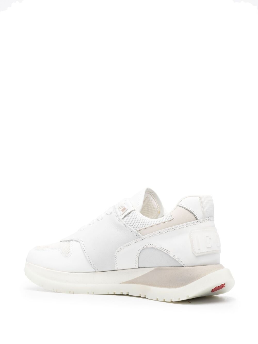 panelled low-top sneakers - 3