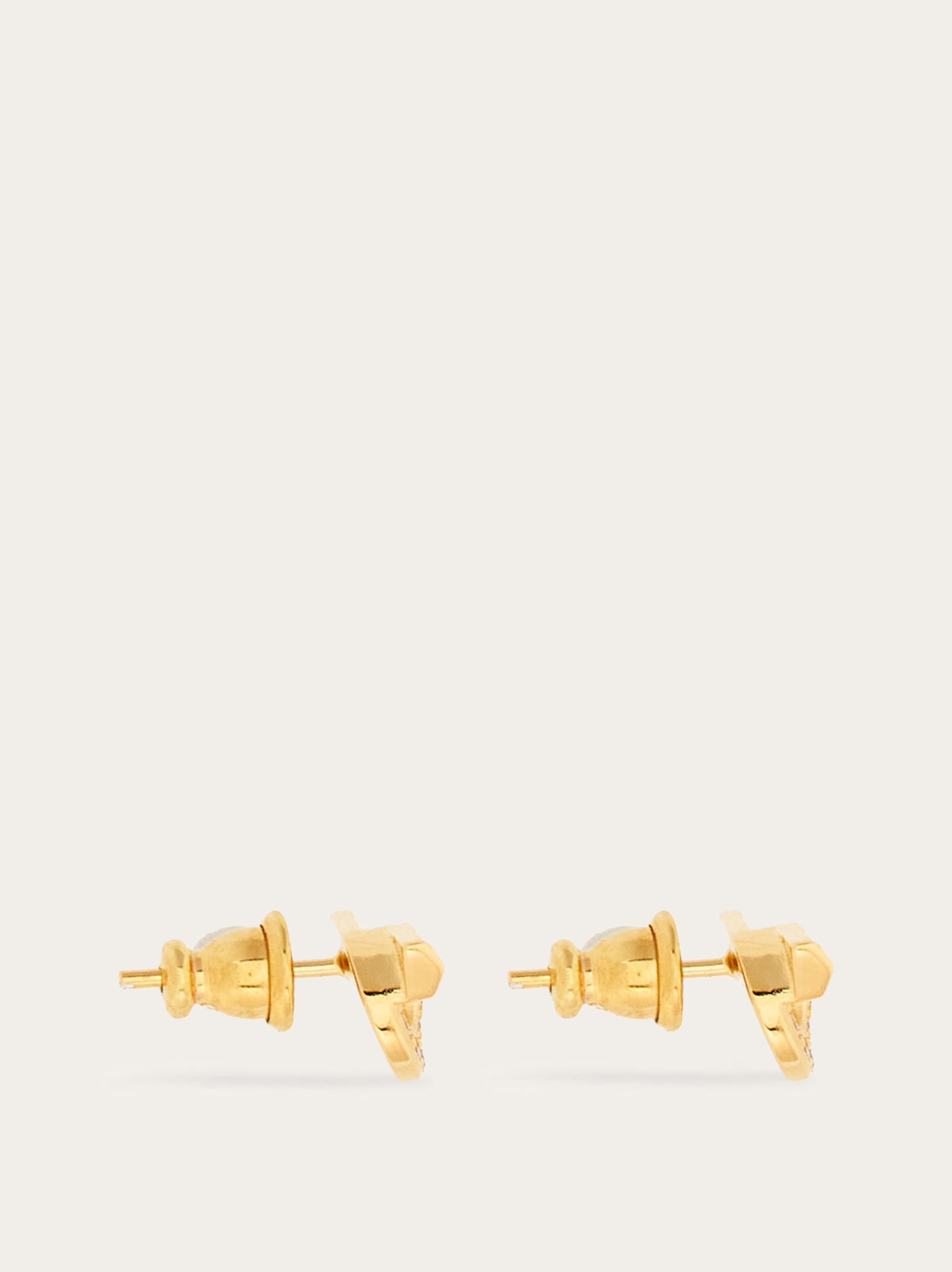 Gancini earrings with rhinestones - size 10 - 3