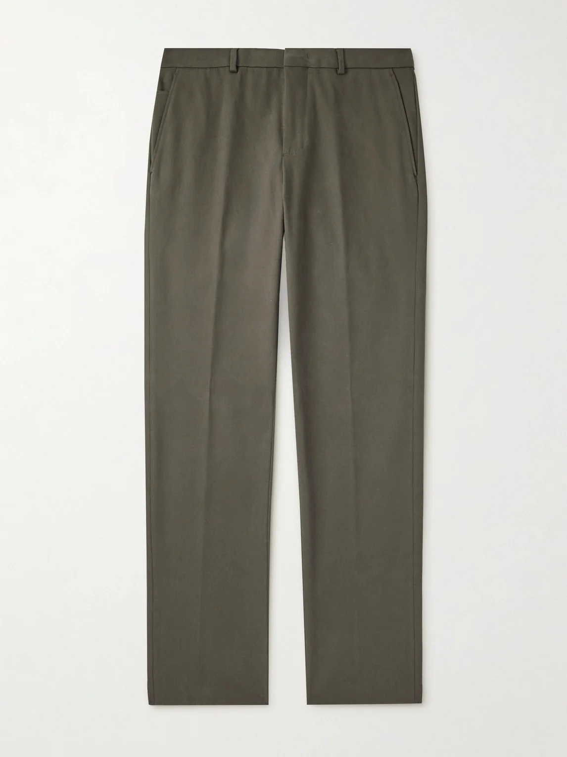 Jarno Austin Straight-Leg Stretch-Cotton Twill Trousers - 1