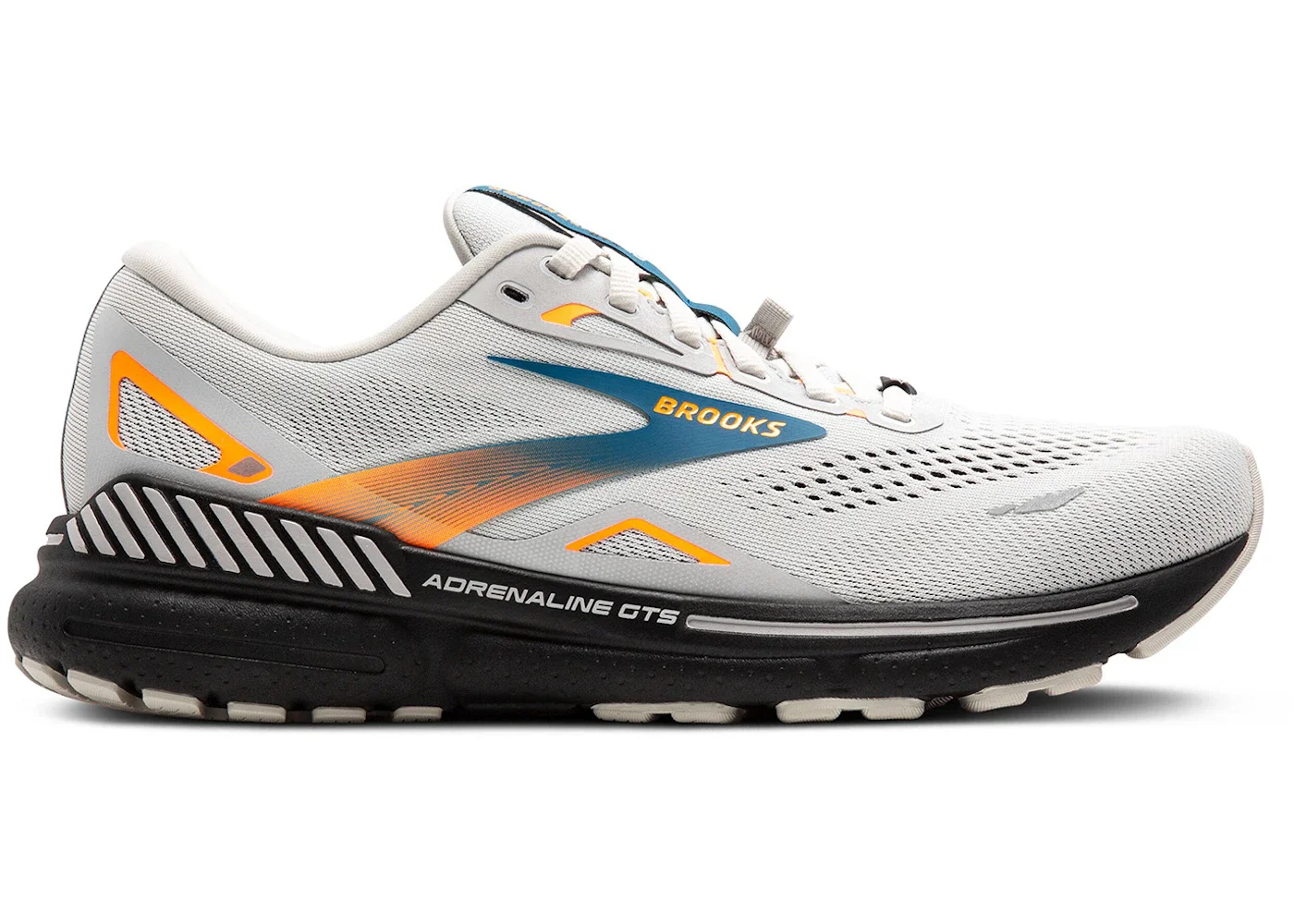 Brooks Adrenaline GTS 23 Gore-Tex Oyster Mushroom/Orange/Blue - 1