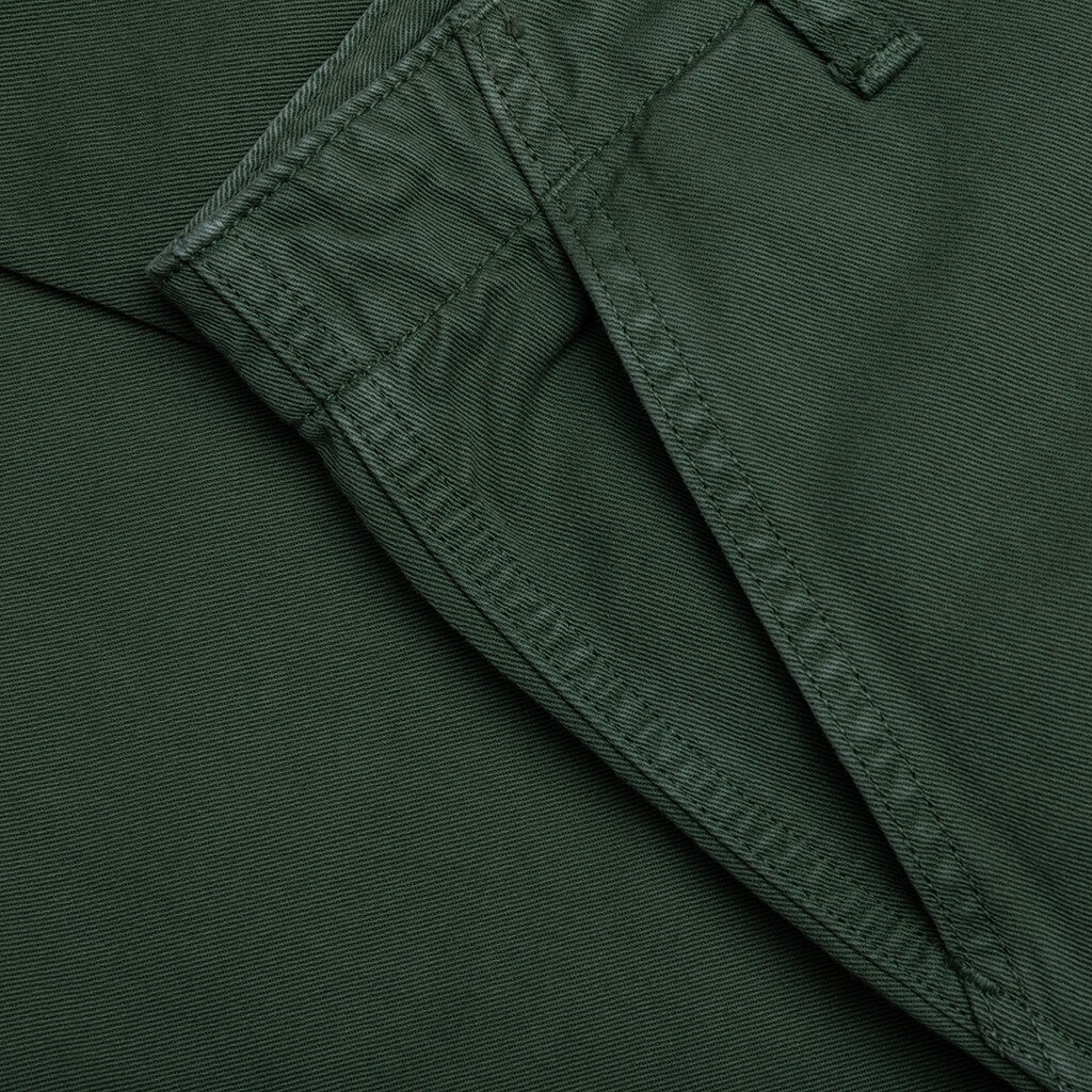 REGULAR CARGO PANT GARMENT DYED - DUCK GREEN - 5