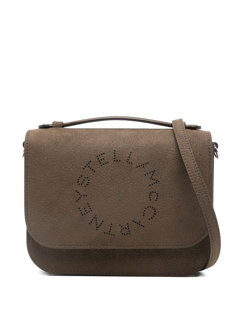 logo-perforated cross body bag 1