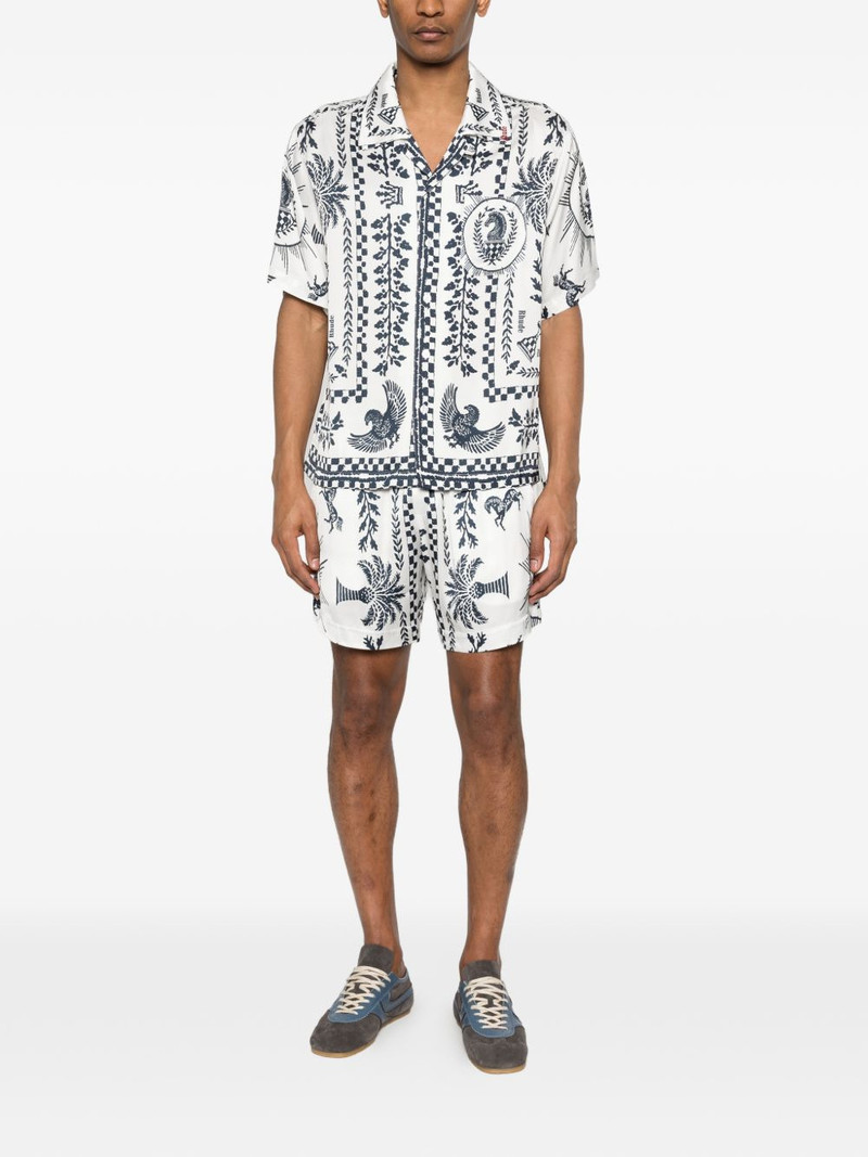 Rhude graphic-print shirt outlook